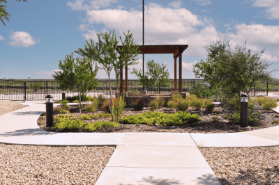 Outside Courtyard at Patriot Rehab
