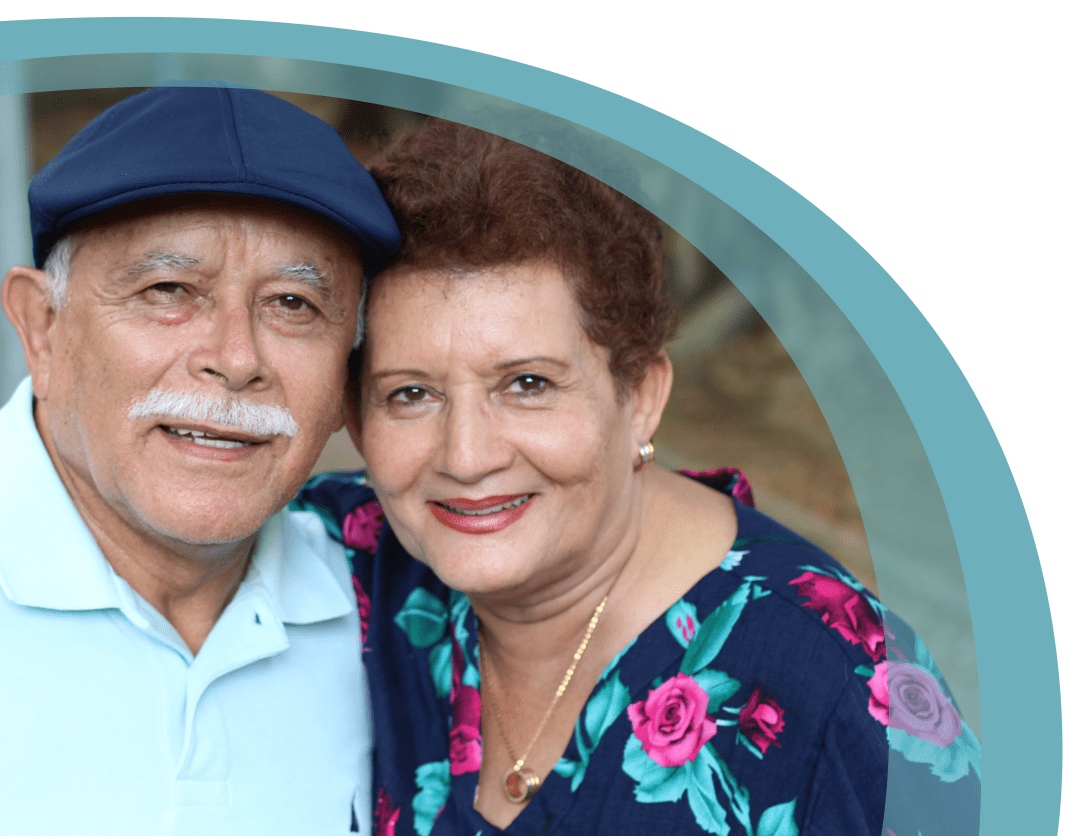 Patriots Promise image shows a man and woman smiling together